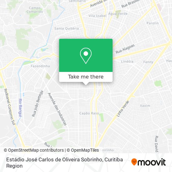 Estádio José Carlos de Oliveira Sobrinho map