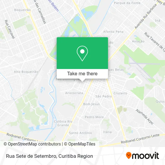 Rua Sete de Setembro map