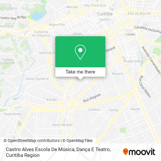 Castro Alves Escola De Música, Dança E Teatro map