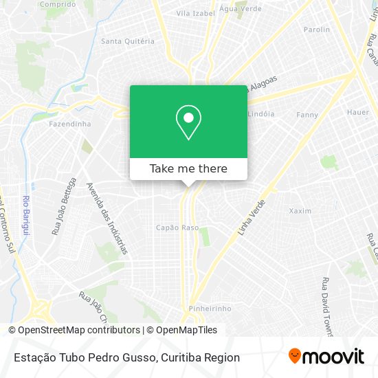 Estação Tubo Pedro Gusso map