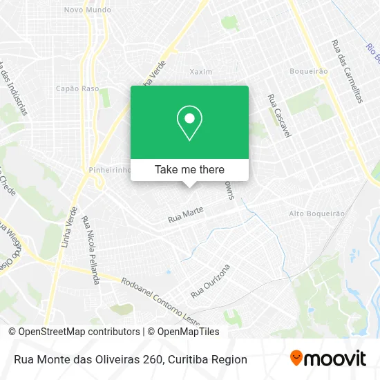 Rua Monte das Oliveiras 260 map