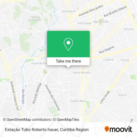 Estação Tubo Roberto hauer map