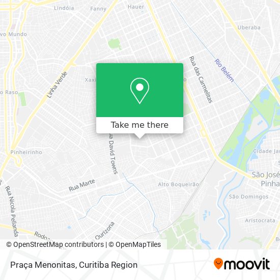 Mapa Praça Menonitas