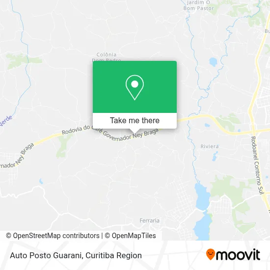 Auto Posto Guarani map