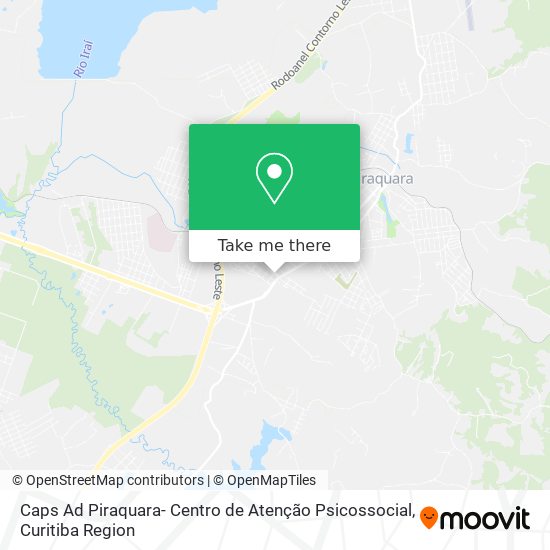 Caps Ad Piraquara- Centro de Atenção Psicossocial map
