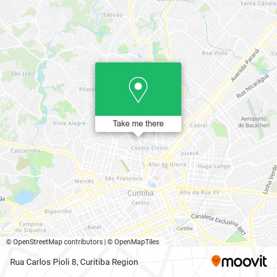 Mapa Rua Carlos Pioli 8