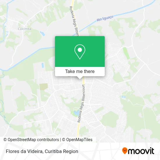 Flores da Videira map