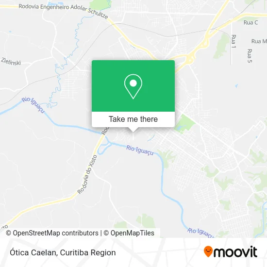 Ótica Caelan map