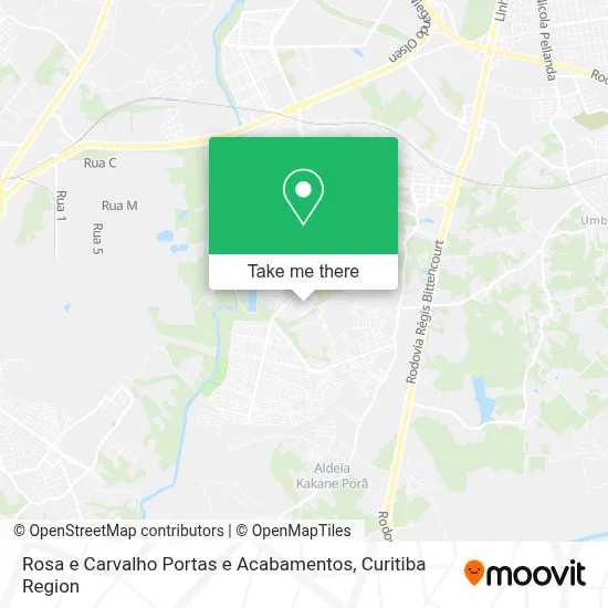 Rosa e Carvalho Portas e Acabamentos map