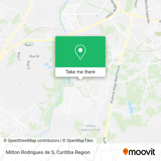 Milton Rodrigues de S map