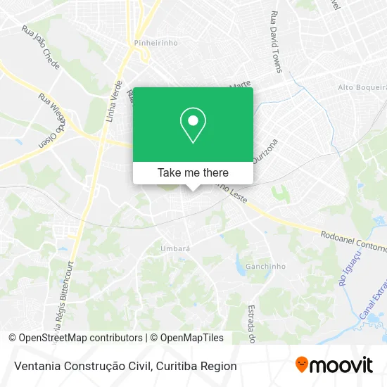 Ventania Construção Civil map