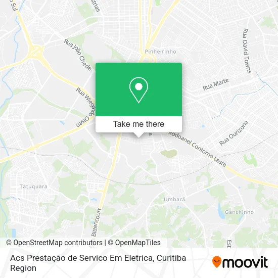 Acs Prestação de Servico Em Eletrica map