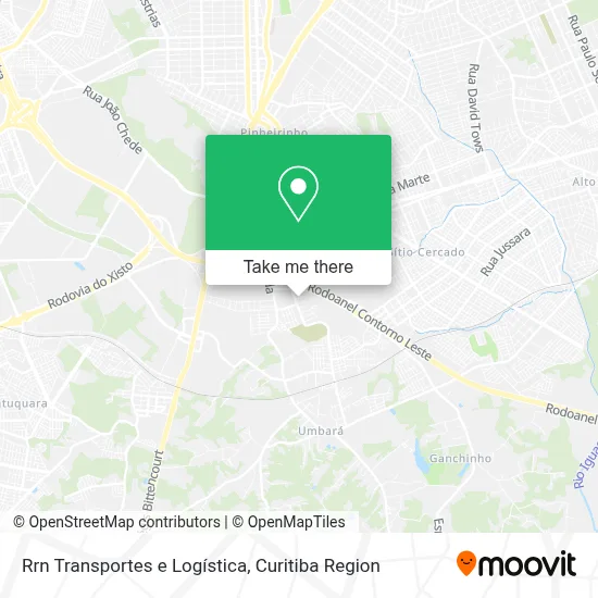 Rrn Transportes e Logística map