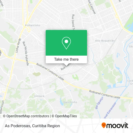 As Poderosas map