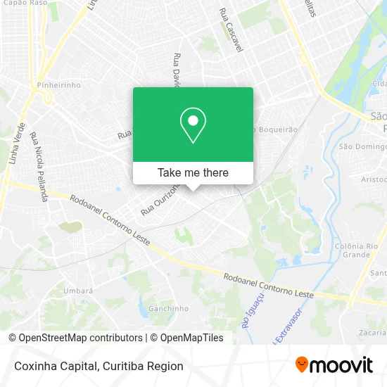Coxinha Capital map