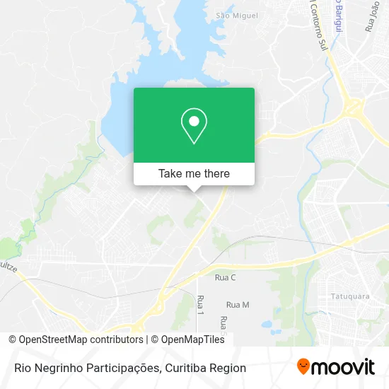 Rio Negrinho Participações map
