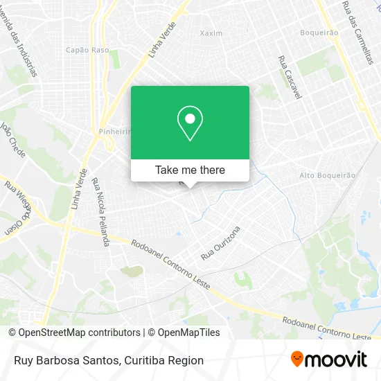 Ruy Barbosa Santos map