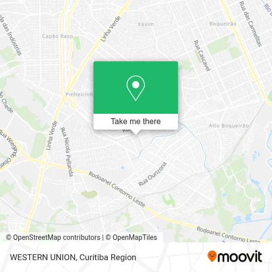 WESTERN UNION map