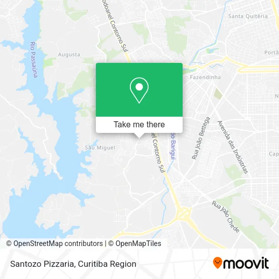 Santozo Pizzaria map