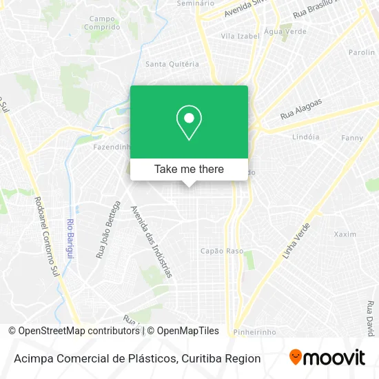 Acimpa Comercial de Plásticos map