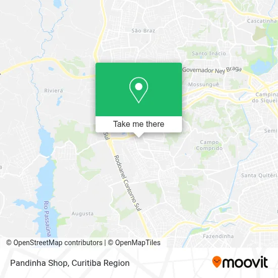 Pandinha Shop map