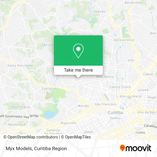 Myx Models map