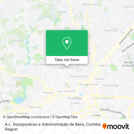 A.L. Incorporacao e Administração de Bens map