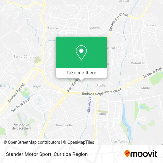 Stander Motor Sport map