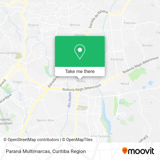 Paraná Multimarcas map