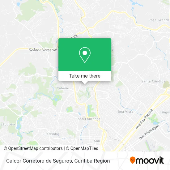 Calcor Corretora de Seguros map