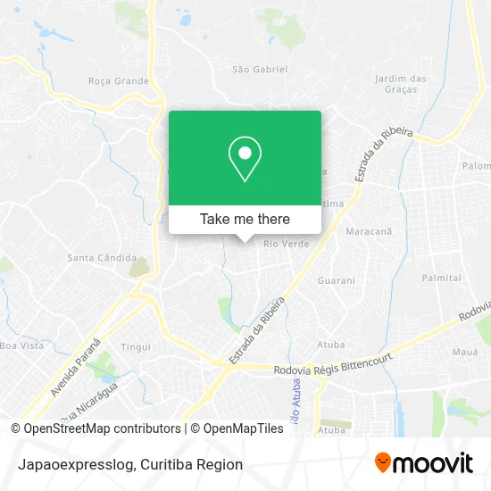Japaoexpresslog map