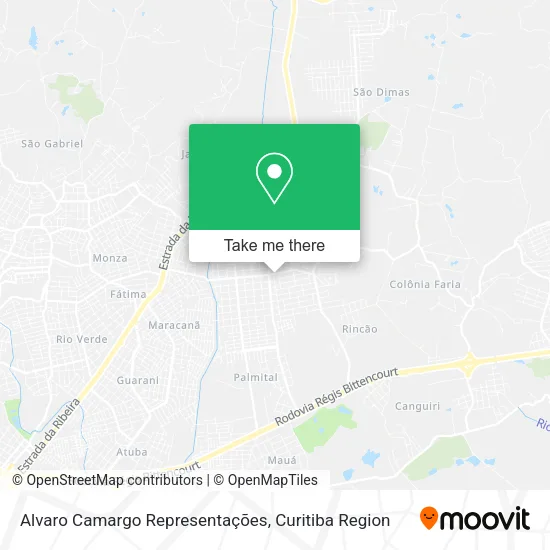 Alvaro Camargo Representações map