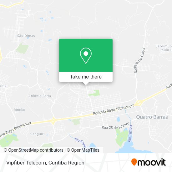 Vipfiber Telecom map