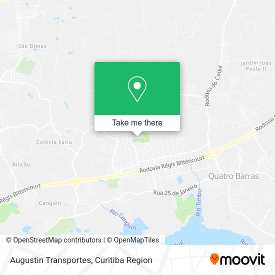 Augustin Transportes map