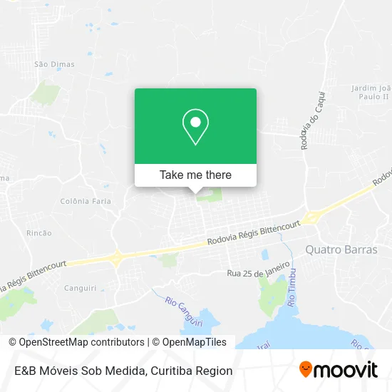 E&B Móveis Sob Medida map