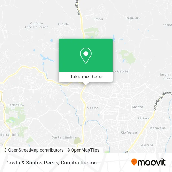 Costa & Santos Pecas map