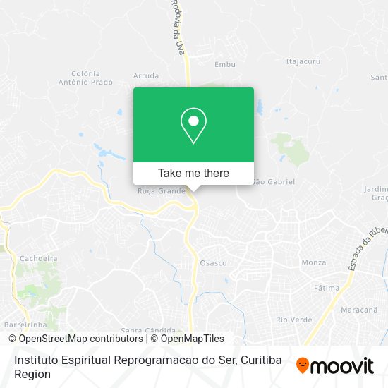 Instituto Espiritual Reprogramacao do Ser map