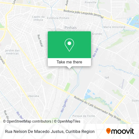 Rua Nelson De Macedo Justus map