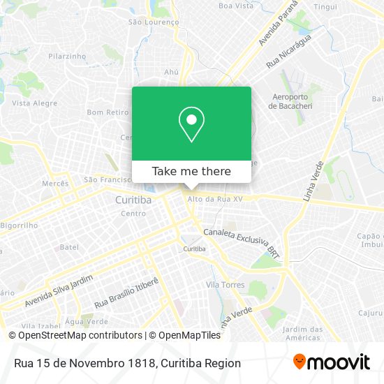 Rua 15 de Novembro 1818 map
