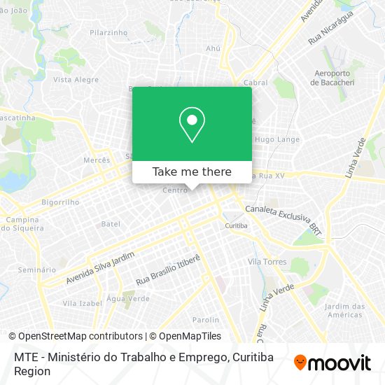 Mapa MTE - Ministério do Trabalho e Emprego