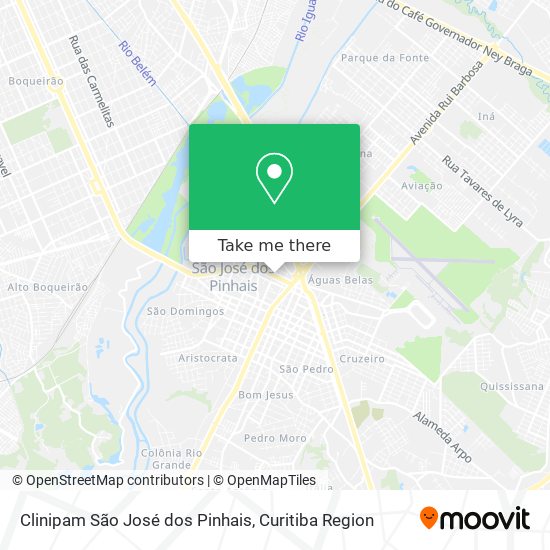 Clinipam São José dos Pinhais map
