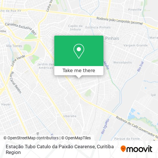 Estação Tubo Catulo da Paixão Cearense map