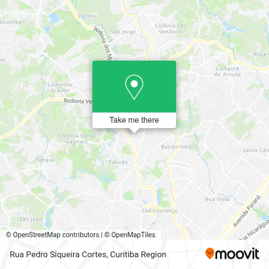 Rua Pedro Siqueira Cortes map