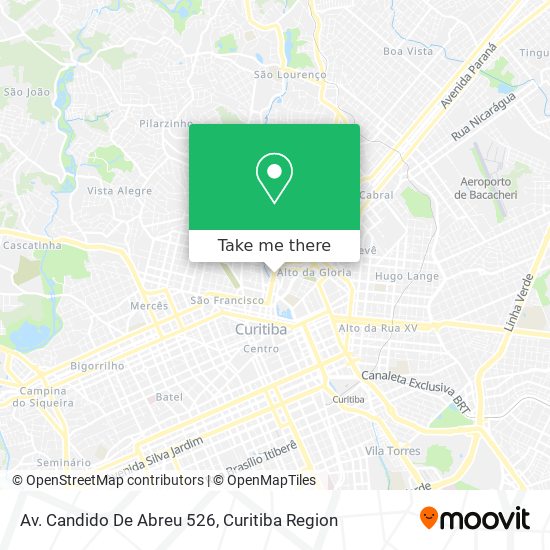 Mapa Av. Candido De Abreu 526