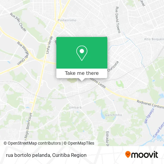 rua bortolo pelanda map