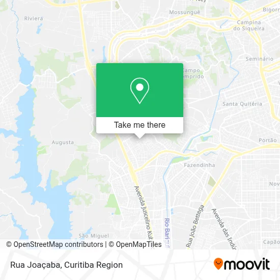 Rua Joaçaba map