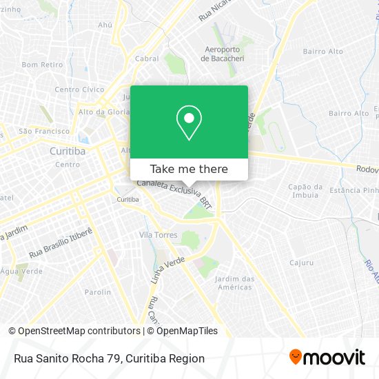 Rua Sanito Rocha 79 map