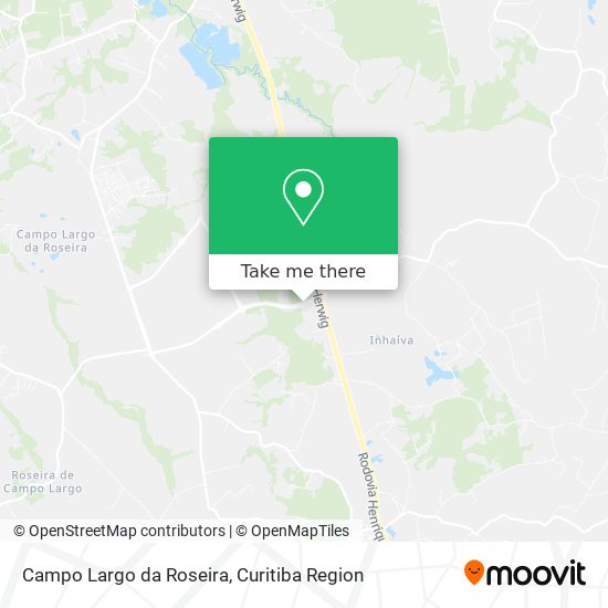 Campo Largo da Roseira map