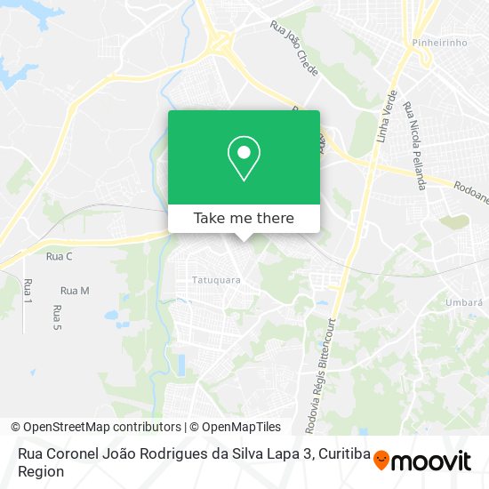 Rua Coronel João Rodrigues da Silva Lapa 3 map