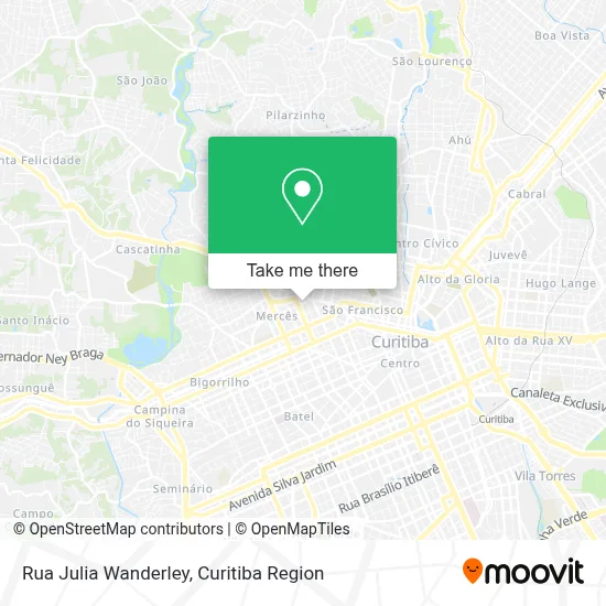 Rua Julia Wanderley map